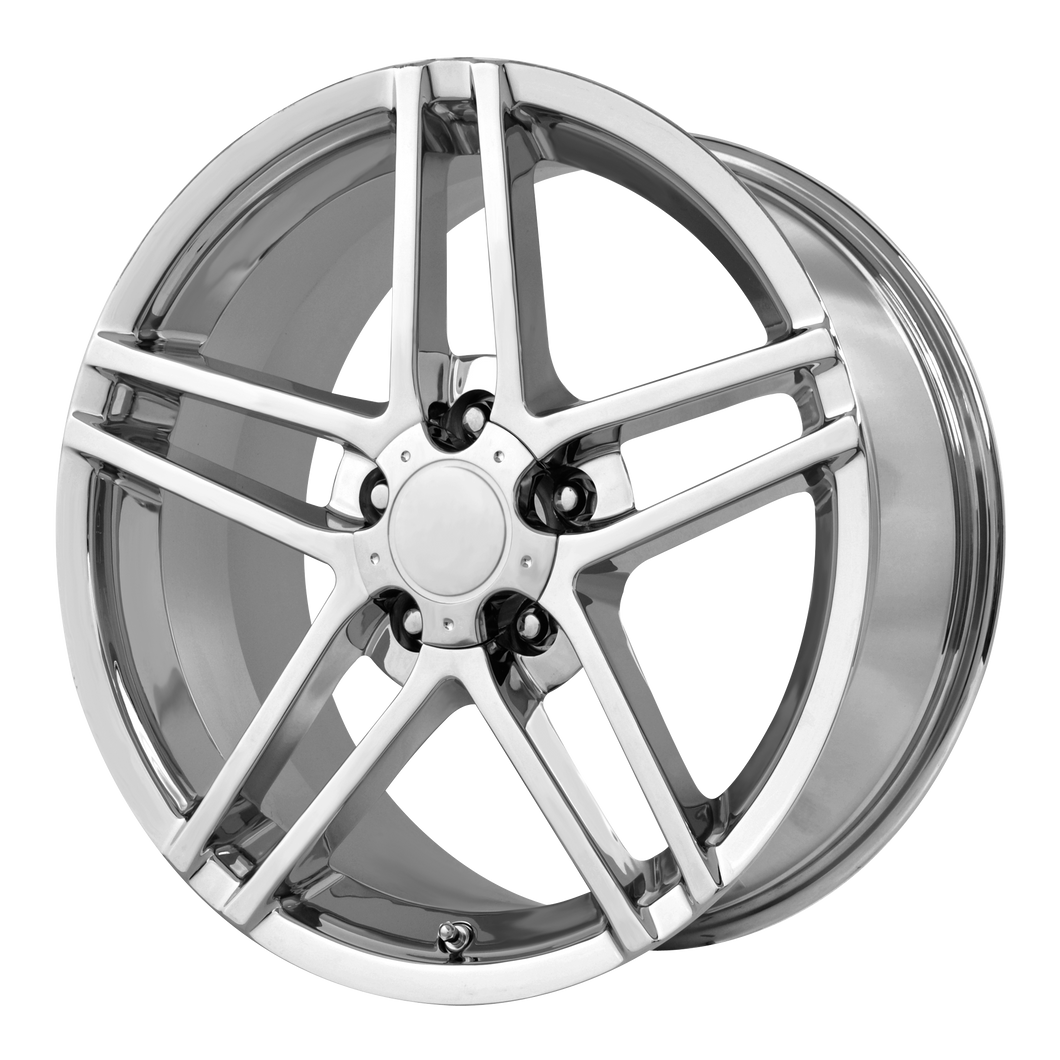 18x9.5 5x120.65 OE Creations Replica Wheels PR117 Chrome 50 offset 70.7 hub