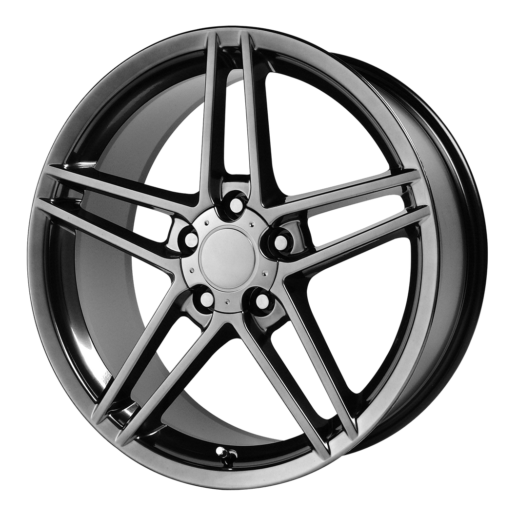 18x9.5 5x120.65 OE Creations Replica Wheels PR117 Hyper Black 40 offset 70.7 hub