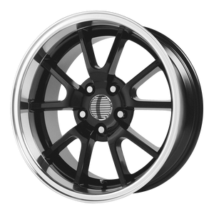 18x10 5x114.3 OE Creations Replica Wheels PR118 Gloss Black/Machined Lip 22 offset 70.7 hub