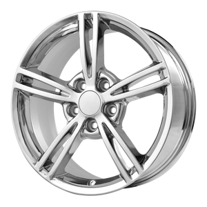 19x10 5x120.65 OE Creations Replica Wheels PR120 Chrome 79 offset 70.7 hub