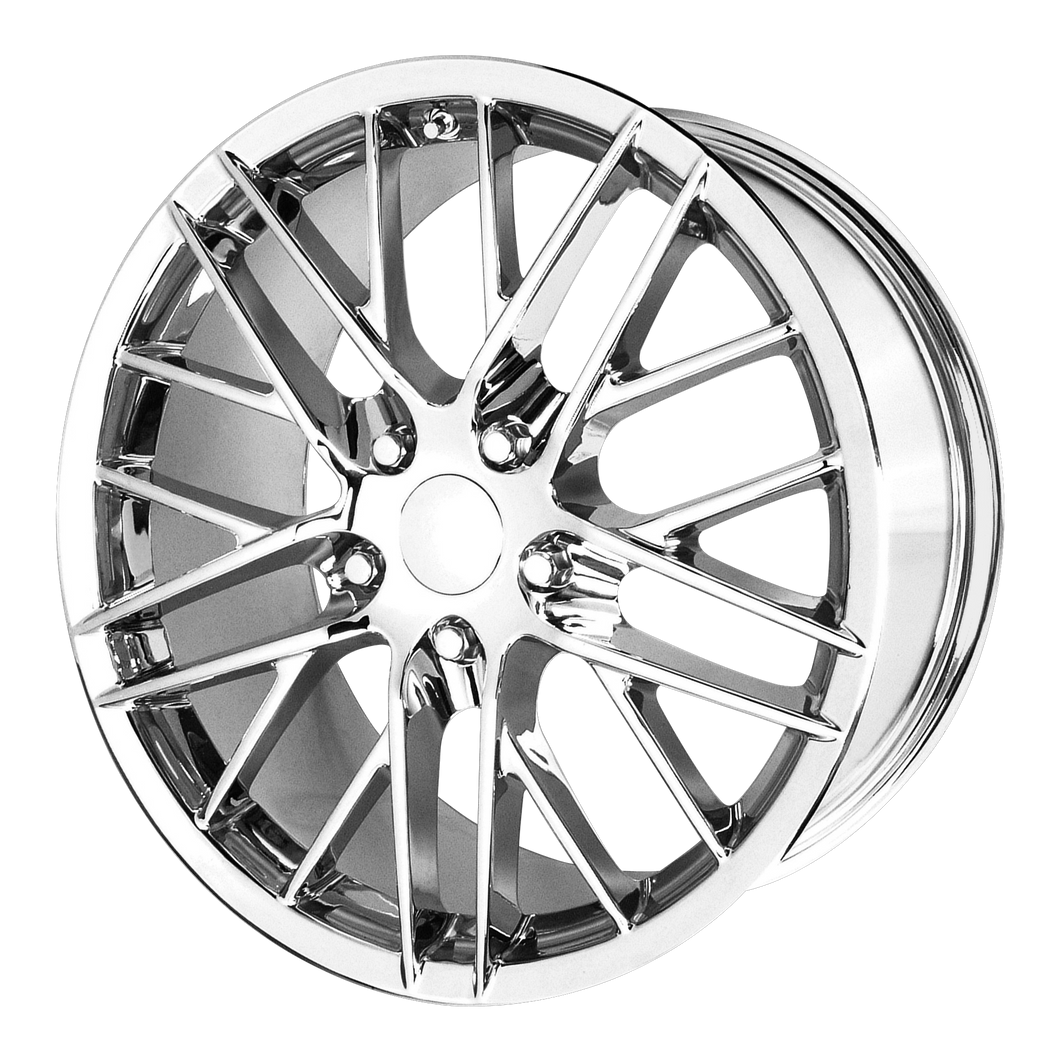 18x9.5 5x120.65 OE Creations Replica Wheels PR121 Chrome 40 offset 70.7 hub