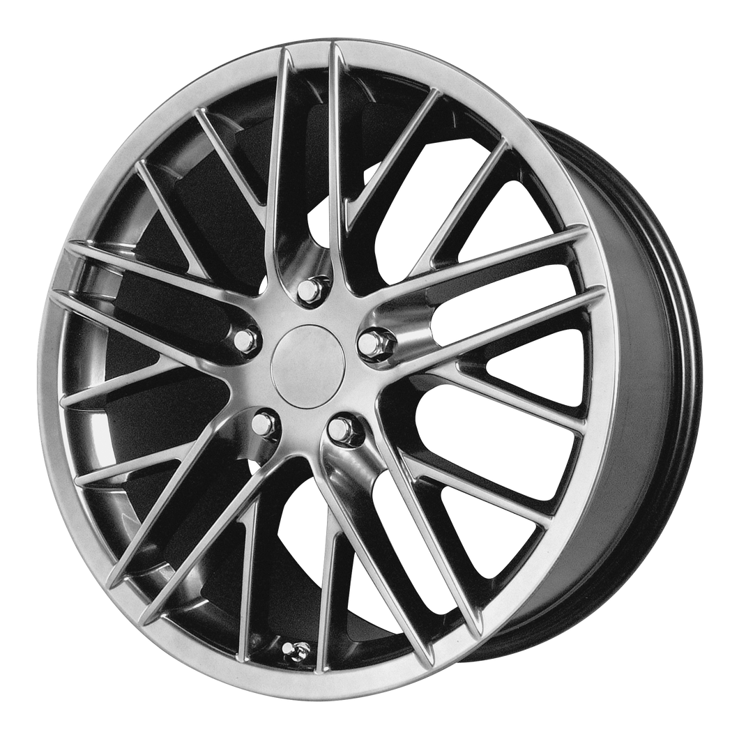 19x10 5x120.65 OE Creations Replica Wheels PR121 Hyper Silver Dark 56 offset 70.7 hub