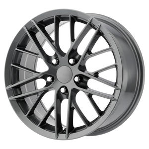 19x10 5x120.65 OE Creations Replica Wheels PR121 Gunmetal 79 offset 70.7 hub