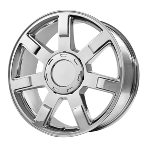 22x9 6x139.7 OE Creations Replica Wheels PR122 Chrome 31 offset 78.3 hub