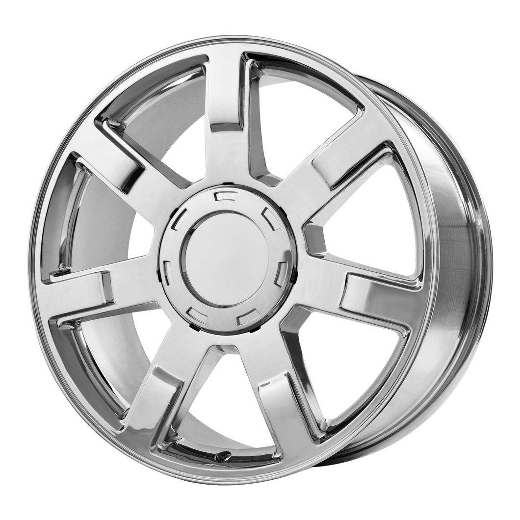 22x9 6x139.7 OE Creations Replica Wheels PR122 Chrome 31 offset 78.3 hub