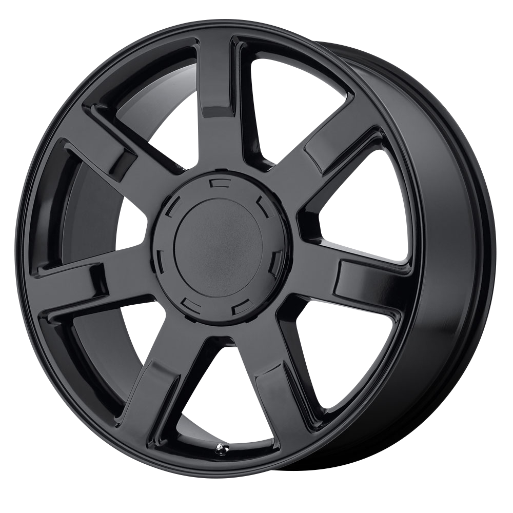 22x9 6x139.7 OE Creations Replica Wheels PR122 Gloss Black 31 offset 78.3 hub