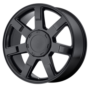 22x9 6x139.7 OE Creations Replica Wheels PR122 Gloss Black 31 offset 78.3 hub