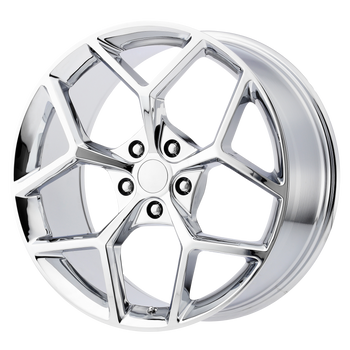 20x11 5x120 OE Creations Replica Wheels PR126 Chrome 43 offset 67.06 hub