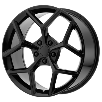 20x11 5x120 OE Creations Replica Wheels PR126 Gloss Black 43 offset 67.06 hub