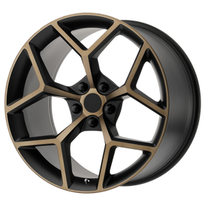 20x10 5x120 OE Creations Replica Wheels PR126 Black/Bronze 35 offset 67.06 hub