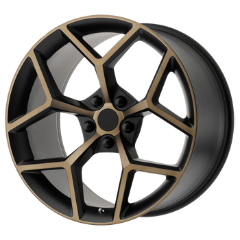 20x10 5x120 OE Creations Replica Wheels PR126 Black/Bronze 35 offset 67.06 hub