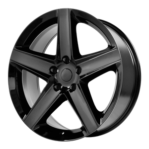 20x10 5x127 OE Creations Replica Wheels PR129 Gloss Black 50 offset 71.5 hub