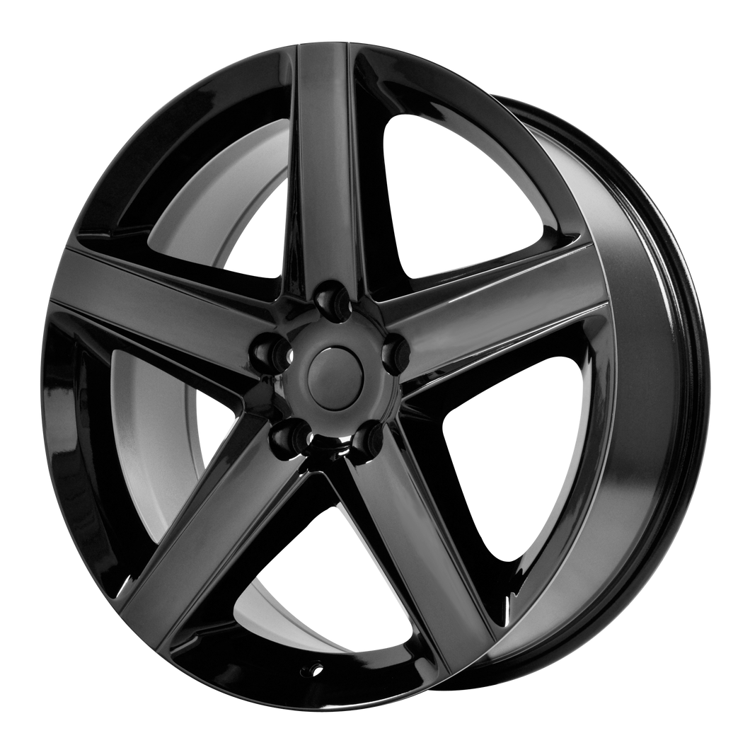 20x9 5x127 OE Creations Replica Wheels PR129 Gloss Black 34 offset 71.5 hub