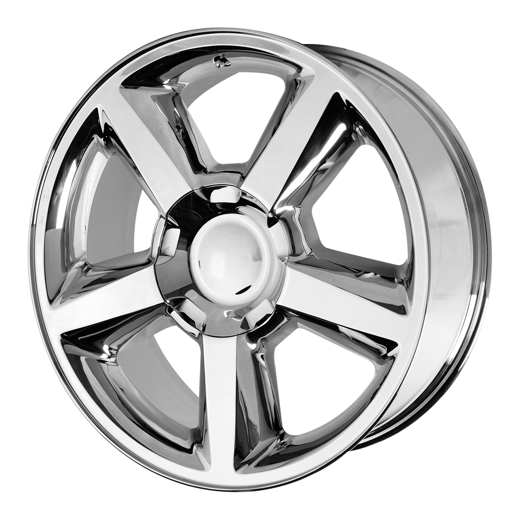 20x8.5 6x139.7 OE Creations Replica Wheels PR131 Chrome 31 offset 78.3 hub