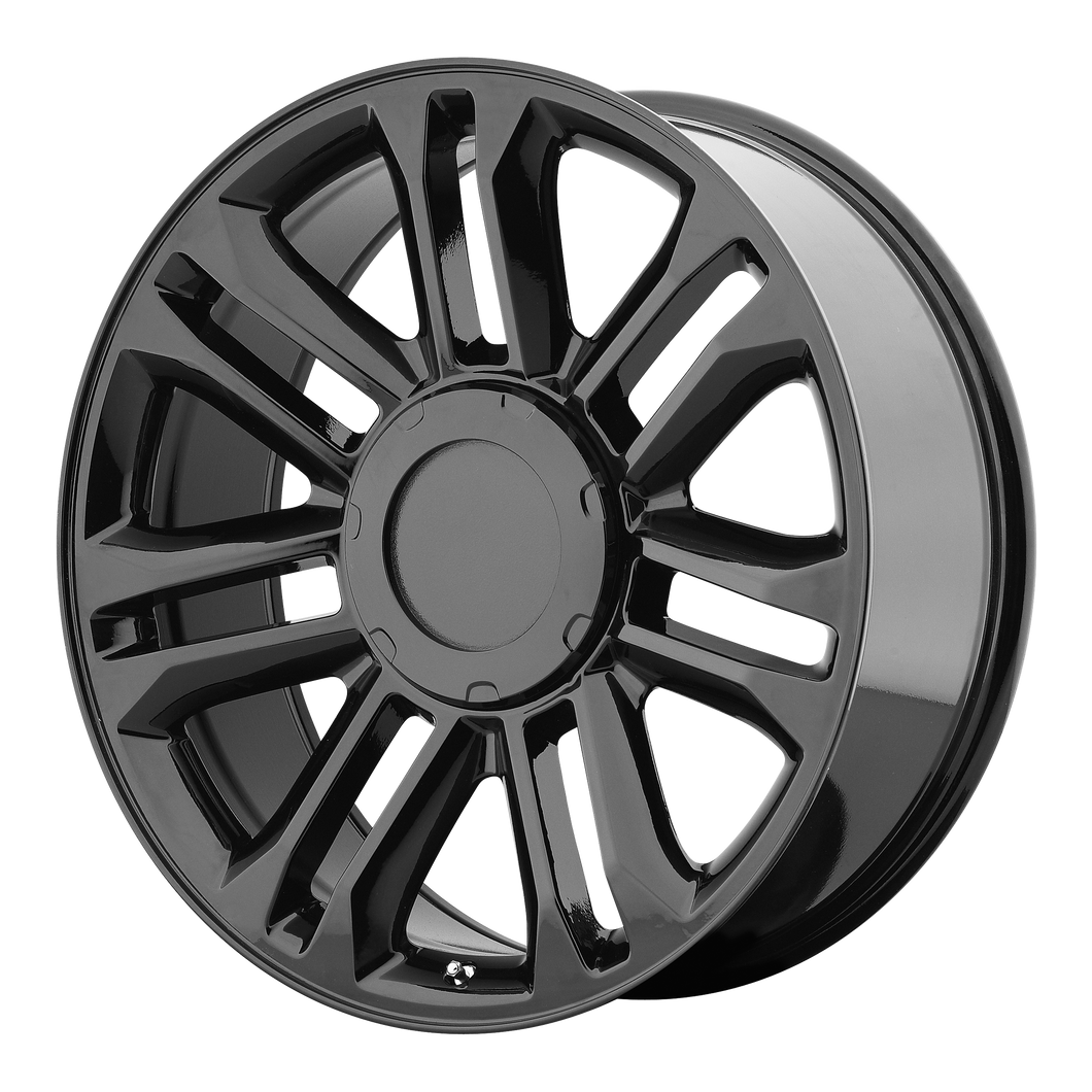 22x9 6x139.7 OE Creations Replica Wheels PR132 Gloss Black 31 offset 78.3 hub