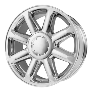 20x8.5 6x139.7 OE Creations Replica Wheels PR133 Chrome 31 offset 78.3 hub