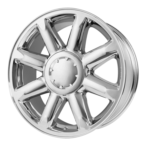 20x8.5 6x139.7 OE Creations Replica Wheels PR133 Chrome 31 offset 78.3 hub