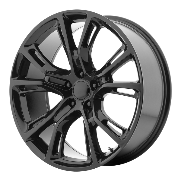 20x9 5x115 OE Creations Replica Wheels PR137 Gloss Black 26 offset 71.5 hub