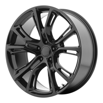 20x9 5x115 OE Creations Replica Wheels PR137 Gloss Black 26 offset 71.5 hub