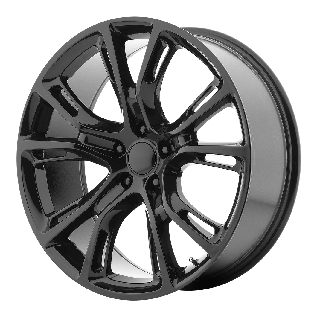 20x10 5x127 OE Creations Replica Wheels PR137 Gloss Black 50 offset 71.5 hub