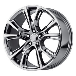 17x8 5x127 OE Creations Replica Wheels PR137 Pvd Black Chrome 34 offset 71.5 hub