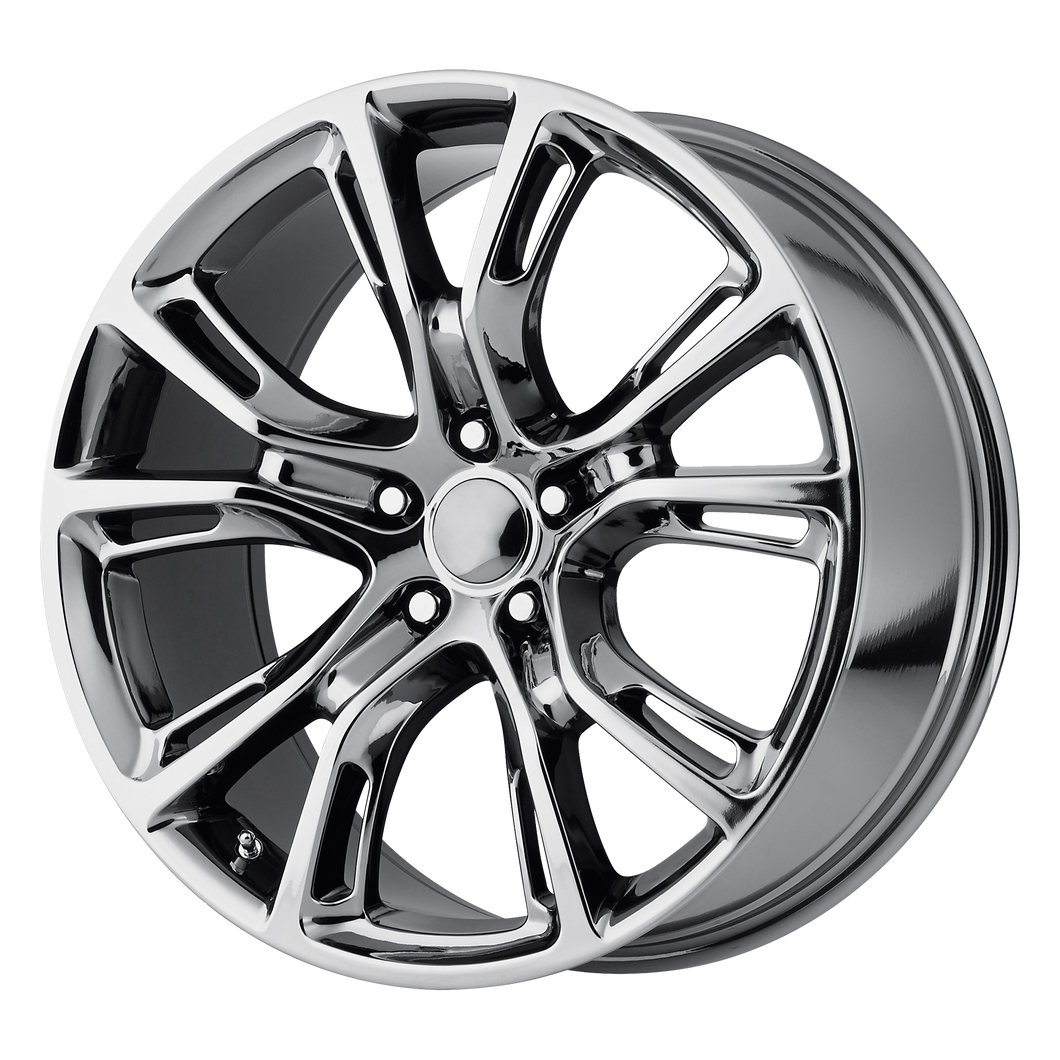 22x9 5x127 OE Creations Replica Wheels PR137 Pvd Black Chrome 34 offset 71.5 hub