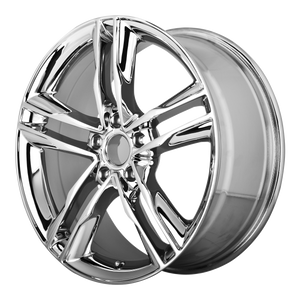 18x8 5x112 OE Creations Replica Wheels PR141 Chrome 32 offset 66.6 hub