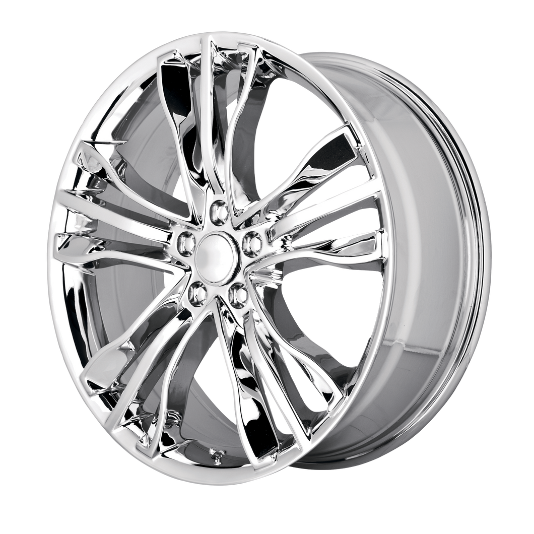 19x8.5 5x112 OE Creations Replica Wheels PR142 Chrome 32 offset 66.6 hub