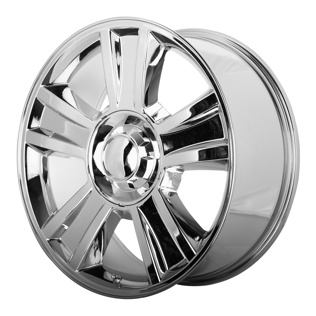 20x8.5 6x139.7 OE Creations Replica Wheels PR143 Chrome 31 offset 78.3 hub