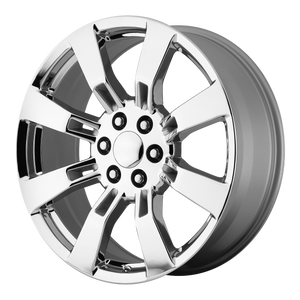 22x9 6x139.7 OE Creations Replica Wheels PR144 Chrome 31 offset 78.3 hub