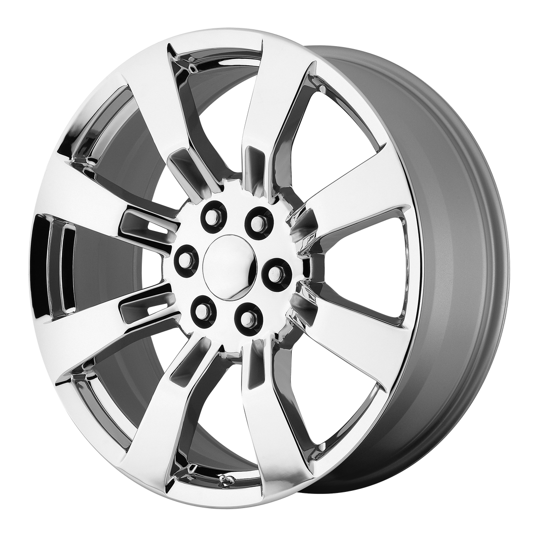 20x8.5 6x139.7 OE Creations Replica Wheels PR144 Chrome 31 offset 78.3 hub