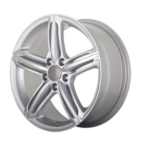 17x7.5 5x112 OE Creations Replica Wheels PR145 Hyper Silver 32 offset 57.1 hub