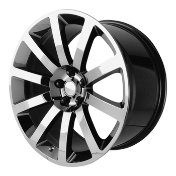 20x9 5x115 OE Creations Replica Wheels PR146 Black Chrome Pvd 26 offset 71.5 hub