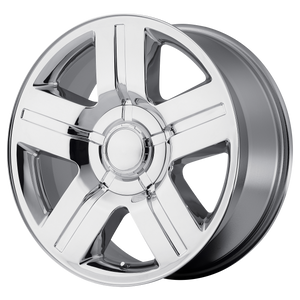 26x10 6x139.7 OE Creations Replica Wheels PR147 Chrome 31 offset 78.3 hub