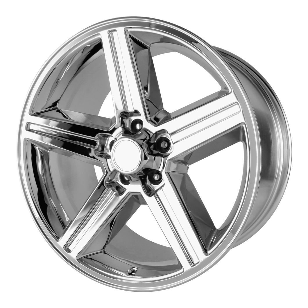 20x8 5x120.65 OE Creations Replica Wheels PR148 Chrome 0 offset 73.1 hub