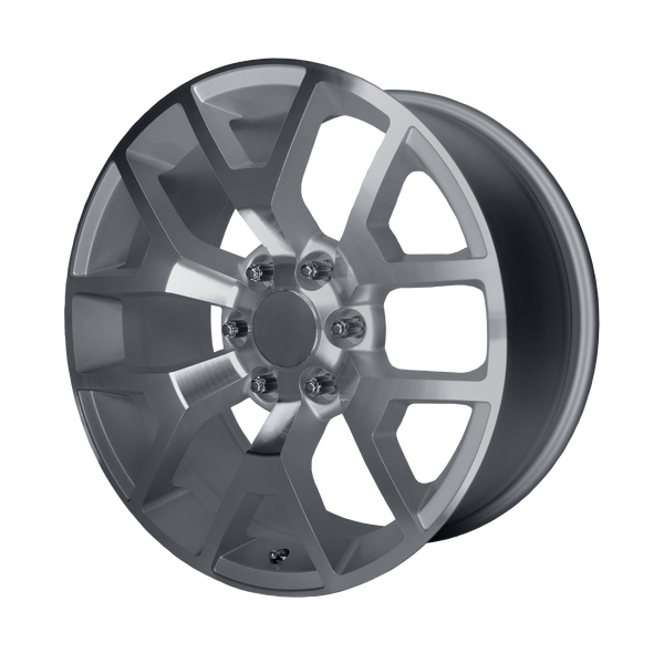 20x9 6x139.7 OE Creations Replica Wheels PR150 Silver Machined 27 offset 78.3 hub