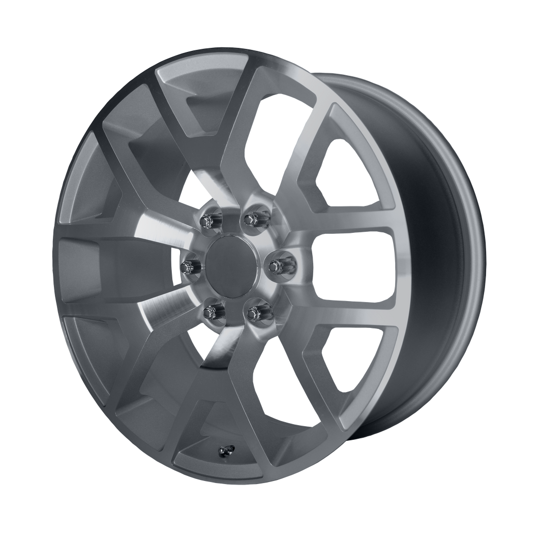 22x9 6x139.7 OE Creations Replica Wheels PR150 Silver Machined 27 offset 78.3 hub