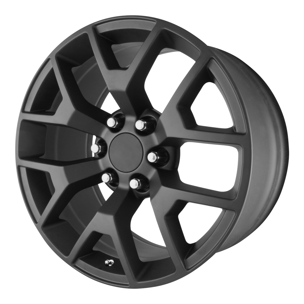 22x9 6x139.7 OE Creations Replica Wheels PR150 Matte Black 27 offset 78.3 hub