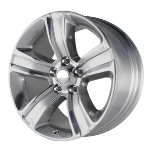 20x9 5x139.7 OE Creations Replica Wheels PR155 Silver With Polished Accents 18 offset 77.8 hub