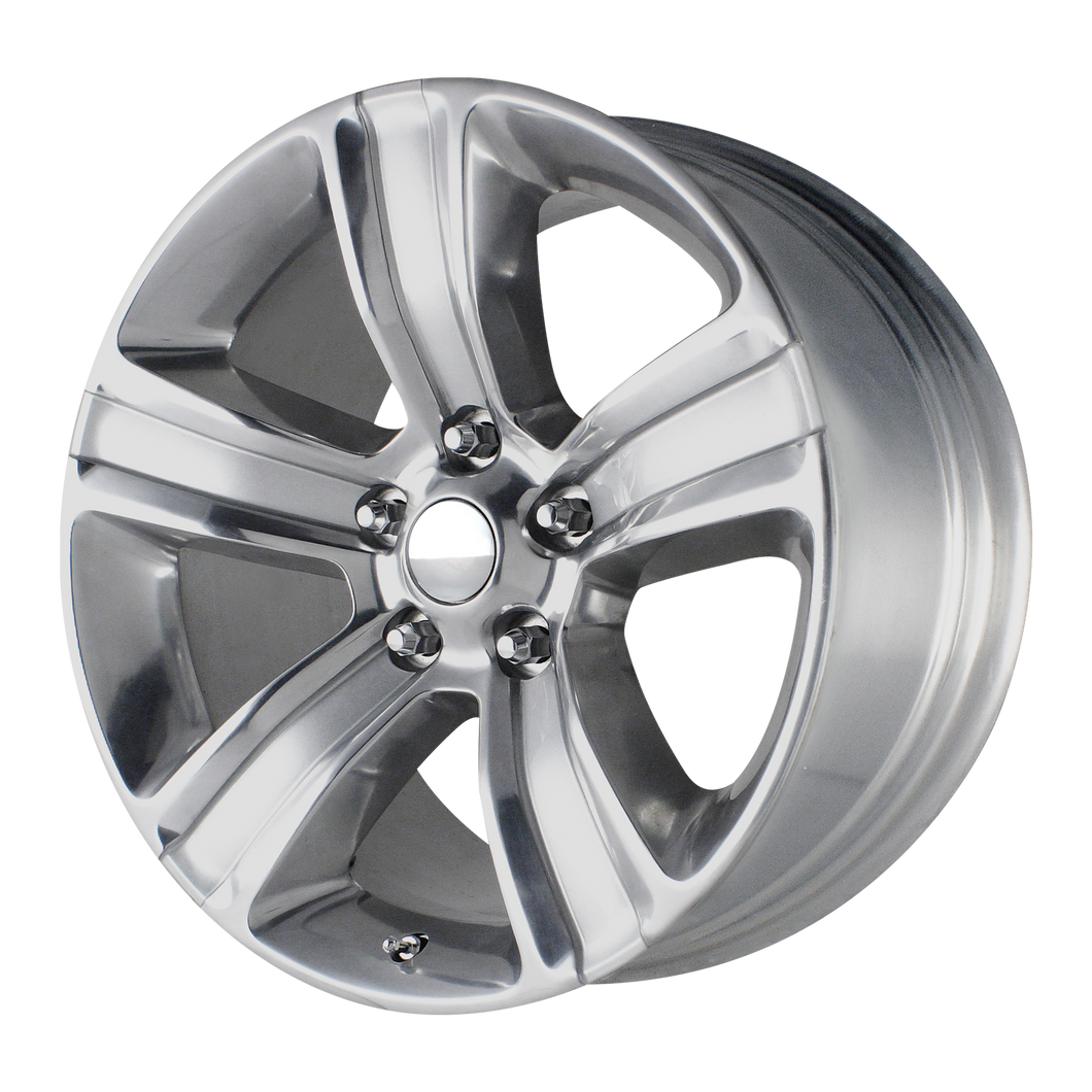 20x9 5x139.7 OE Creations Replica Wheels PR155 Silver With Polished Accents 18 offset 77.8 hub