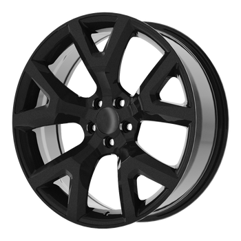 17x7.5 5x110 OE Creations Replica Wheels PR159 Gloss Black 31 offset 65.1 hub