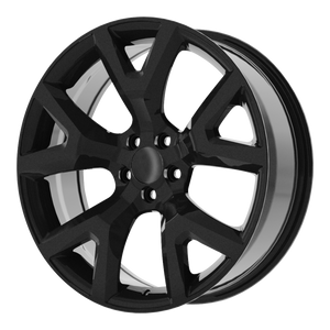 17x7.5 5x110 OE Creations Replica Wheels PR159 Gloss Black 31 offset 65.1 hub