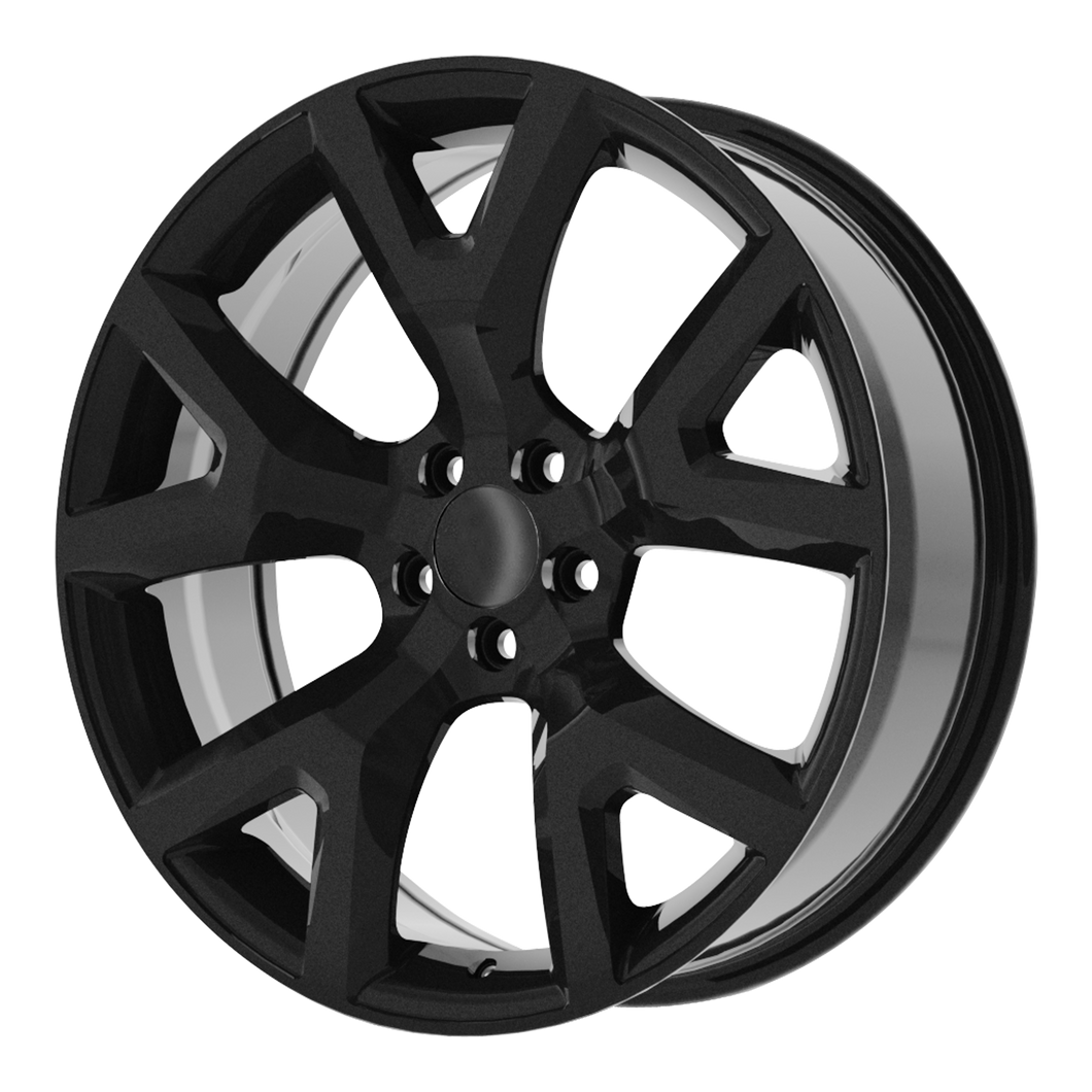 17x7.5 5x110 OE Creations Replica Wheels PR159 Gloss Black 31 offset 65.1 hub