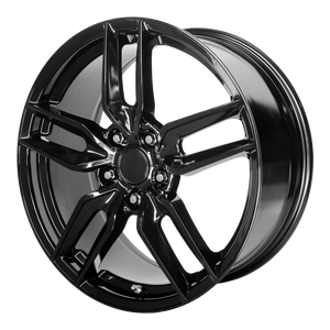 20x10 5x120.65 OE Creations Replica Wheels PR160 Gloss Black 79 offset 70.3 hub