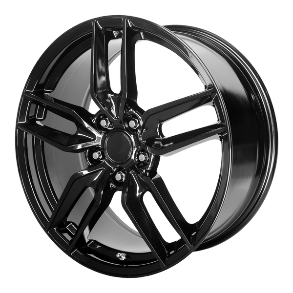 20x10 5x120.65 OE Creations Replica Wheels PR160 Gloss Black 79 offset 70.3 hub