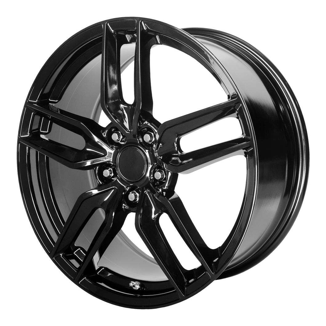 18x8.5 5x120.65 OE Creations Replica Wheels PR160 Gloss Black 56 offset 70.3 hub