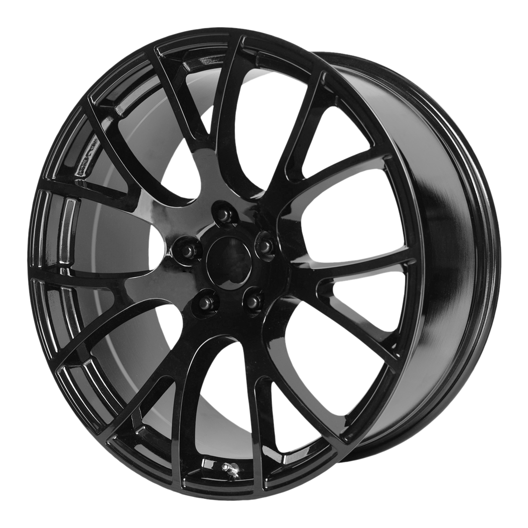 22x9.5 5x115 OE Creations Replica Wheels PR161 Gloss Black 18 offset 71.5 hub