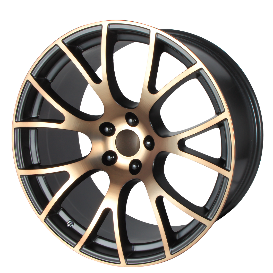 22x9 5x115 OE Creations Replica Wheels PR161 Black Bronze 18 offset 71.5 hub