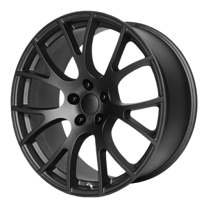 22x9.5 5x115 OE Creations Replica Wheels PR161 Matte Black 18 offset 71.5 hub