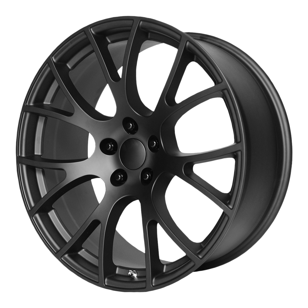 22x9.5 5x115 OE Creations Replica Wheels PR161 Matte Black 18 offset 71.5 hub